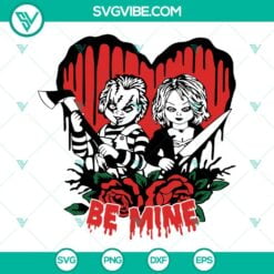 SVG Files, Valentine's Day, Chucky Tiffany Be Mine Valentine SVG File Bundle, 21