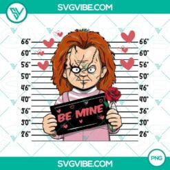 PNG Files, Valentine's Day, Chucky Valentine PNG Download, Be Mine Chucky PNG 2