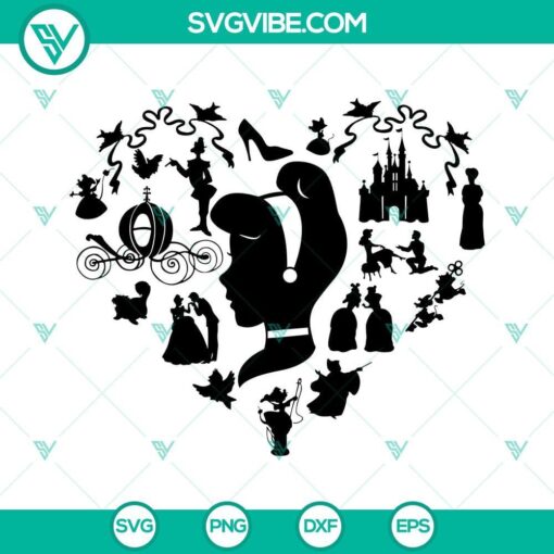 cinderella svg cinderella clipart png princess svg disney princess svg castle svg files for cricut silhouette 9 mockup