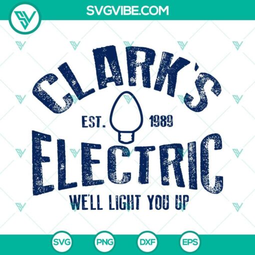 clark s griswold electric svg national lampoon s christmas vacation svg png dxf eps cut files 3 mockup