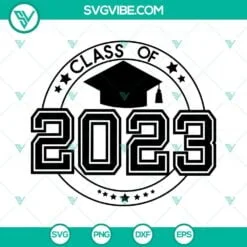 School, SVG Files, Class Of 2023 SVG Image, Senior 2023 SVG File, Senior SVG 2