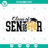 Class Of 2024 SVG design with Senior and Graduation images and Cheer 2024 text. Perfect for student shirts.