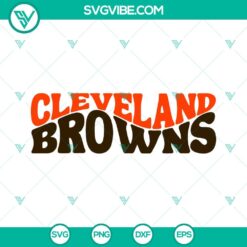 Football, Sports, SVG Files, Cleveland Browns Football SVG Image PNG DXF EPS 3