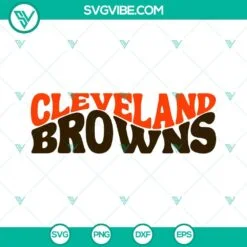 Football, Sports, SVG Files, Cleveland Browns American Flag SVG Image, Browns 4