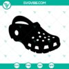 Clog shoes and croc sandals SVG files for digital download in PNG, DXF, and EPS formats.