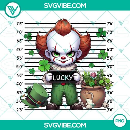 clown cartoon st patrick day png horror st patrick day png mockup 1