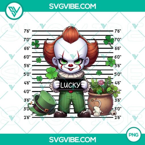 clown cartoon st patrick day png horror st patrick day png mockup