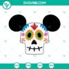 Coco themed Mickey ears SVG file for craft use, includes PNG, DXF, and EPS formats. Great for DIY projects or gifts.