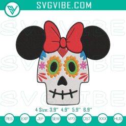 Disney Embroidery Designs, Embroidery Designs, Disney Squad Minnie Embroidery 3