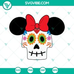 Disney, SVG Files, Coco Minnie Ears SVG File PNG DXF EPS Cut Files minnie  2