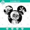 Coco movie Disney SVG file featuring characters from the animated film. Great for DIY crafts, shirts, and more.