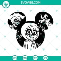 Day Of Dead, Disney, SVG Files, Coco Movie SVG Images, Un Poco Loco SVG Files, 3