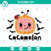 Cocomelon Halloween SVG design with cut files for Cricut, featuring spooky and festive elements. Perfect for holiday crafts.