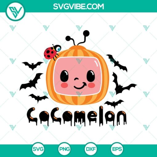 cocomelon halloween svg png dxf eps cut files for cricut silhouette 10 mockup