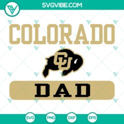 Father’s Day, SVG Files, Colorado Buffaloes Dad Game Day SVG Files – 5