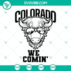 Colorado Buffaloes SVG Images Bundle, We Comin Colorado SVG File, Prime Time 9