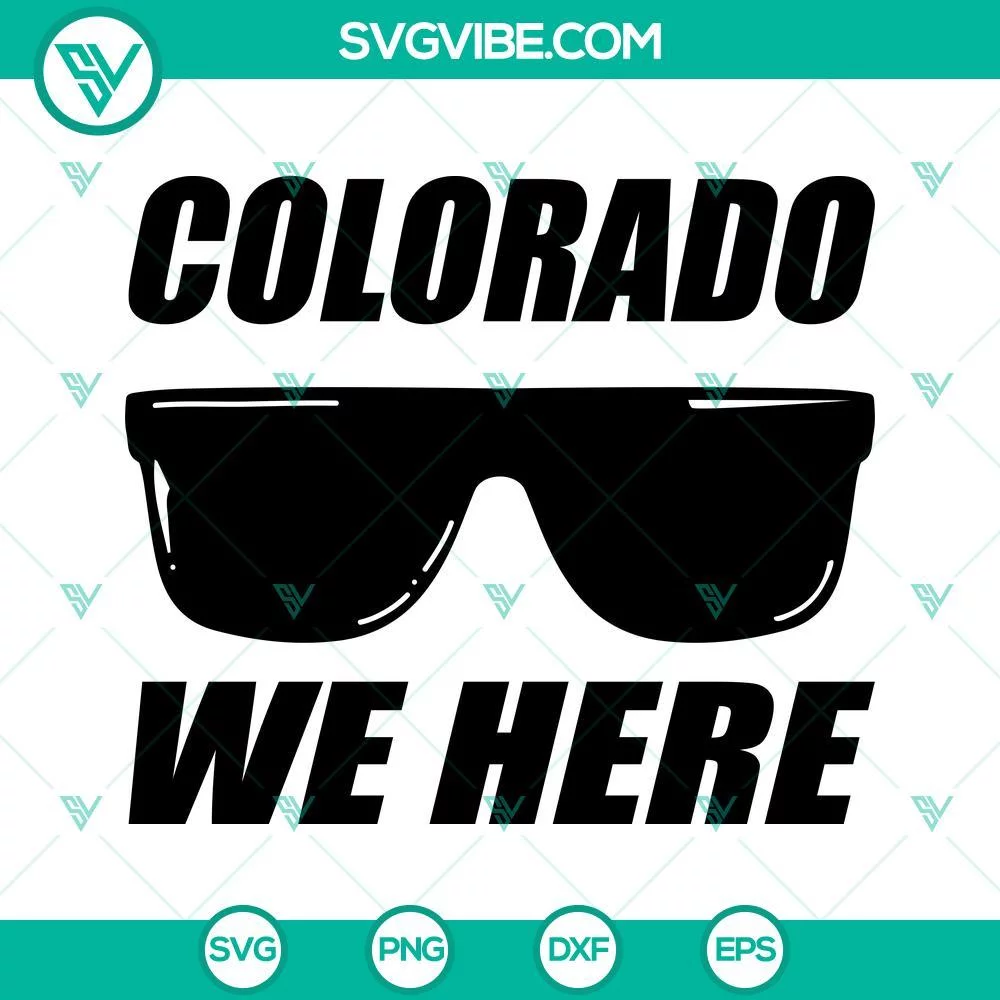 Sports, SVG Files, Colorado We Here SVG Image, Colorado Buffaloes SVG Download, 1