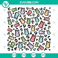 Easter, SVG Files, Leopard Bunny SVG Image, Floral Bunny SVG Images, Easter 3