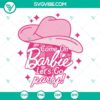 Disco Ball SVG download with Cowgirl Barbie theme. Perfect for party invitations and decorations.
