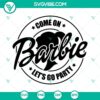 Barbie SVG bundle with playful and trendy designs ideal for parties, featuring Barbie logos and images. Perfect for crafts and digital projects.