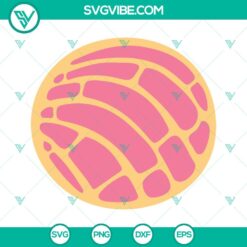 Food And Drink, SVG Files, Concha Mexican Sweet Bread SVG Image Bundle, Concha 8