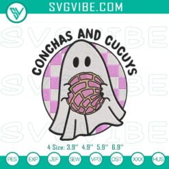 Embroidery Designs, Halloween Embroidery Designs, Conchas And Cucuys Mexican 11