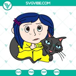 Disney, SVG Files, Coraline SVG Image, Coraline Jones SVG Download, Horror 3