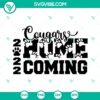 Cougars Homecoming 2022 SVG design with spirit for Hoco, includes Cougars mascot. Ideal for apparel and decor.
