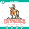 Western cowgirl themed SVG images with PNG, DXF, and EPS file formats for crafting projects.