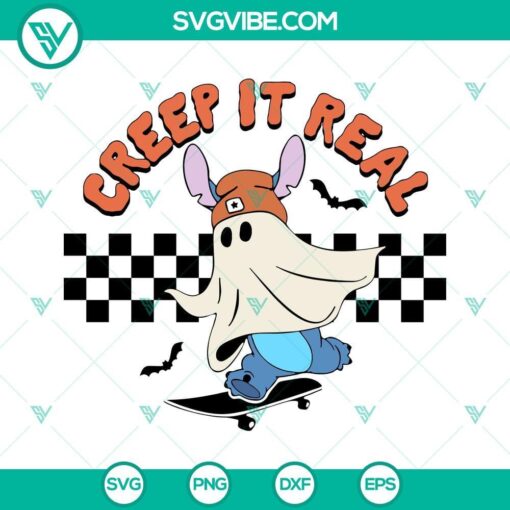 creep it real ghost skateboarding svg bundle halloween disney ghost skateboard svg png dxf eps files for cricut 10 mockup