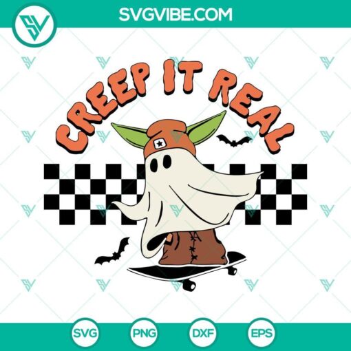 creep it real ghost skateboarding svg bundle halloween disney ghost skateboard svg png dxf eps files for cricut 2 mockup