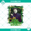 Horror character shamrock happy St. Patrick's Day PNG file bundle with a creepy design. Perfect for spooky holiday projects.
