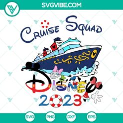 Disney, SVG Files, Cruise Squad SVG Download, Disney 2023 SVG Image, Cruise 13