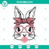 Easter, SVG Files, Bunny With Star Glasses SVG Download, Bunny With Glasses SVG 14