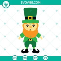 Leprechaun SVG download with lucky Irish St. Patrick's Day theme.