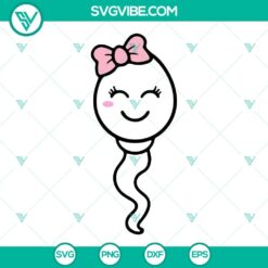 Cute Sperm SVG File Bundle, Little Cute Kids SVG Images, Family SVG File, Funny 8