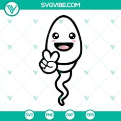Cute Sperm SVG Files Bundle, Little Cute Kids SVG Files, Family SVG Image, Funny 11