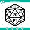 D20 SVG Download - Collection of Critical Hit and Critical Roll SVG images for Dungeons and Dragons fans. Ideal for gaming projects.
