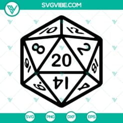 Game, SVG Files, D20 SVG Download, Critical Hit SVG Images, Critical Roll SVG 2