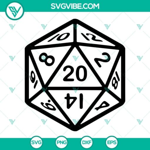 d20 svg critical hit svg critical roll svg dungeons and dragons svg dnd svg 4 mockup