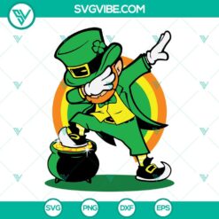 St Patrick's Day, SVG Files, Dabbing Leprechaun Boy SVG File, Funny Leprechaun 2