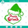 Christmas, SVG Files, Im A Real Grinch Before My Coffee SVG Images, Grinch Face 13