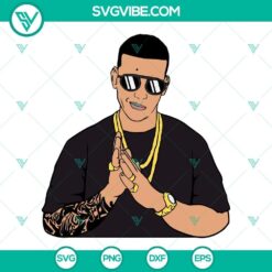 Daddy Yankee SVG Download PNG DXF EPS Vector Clipart Cut Files