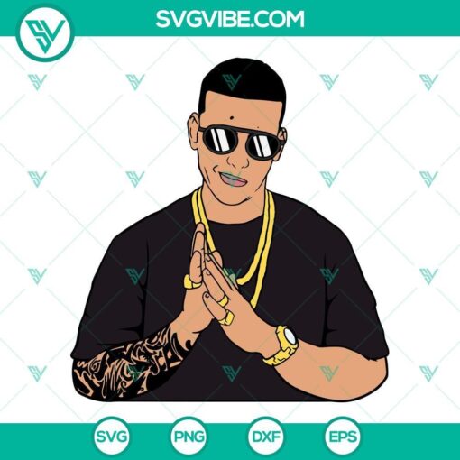 daddy yankee svg png dxf eps vector clipart cut files 9 mockup