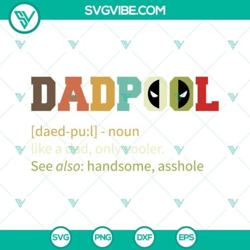 dadpool svg marvel dadpool father s day shirt svg dad svg funny father s day svg 9 mockup