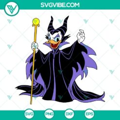 Disney, Halloween, SVG Files, Daisy Duck As Maleficent SVG Images, Halloween 2