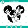 Disney Daisy Duck SVG design with Disneyland ears for download in PNG, DXF, EPS formats. Vibrant and fun clipart perfect for crafts.