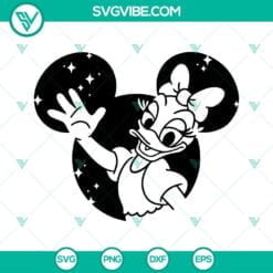 Disney, SVG Files, Good Night Little Papering Daisy Duck SVG Images, Kid 4