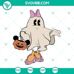 Disney, Halloween, SVG Files, Daisy Ghost Halloween SVG Images, Disney Daisy 9