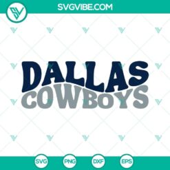 Dallas Cowboys football themed SVG, PNG, DXF, and EPS cut files for crafting and design projects.